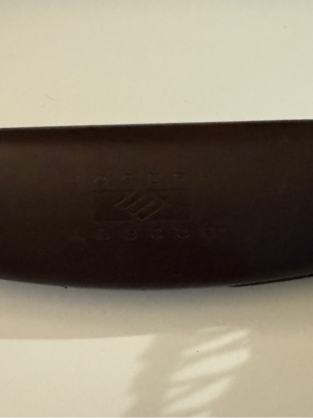 Joseph Abboud Dark Brown Leather Eyewear Case
